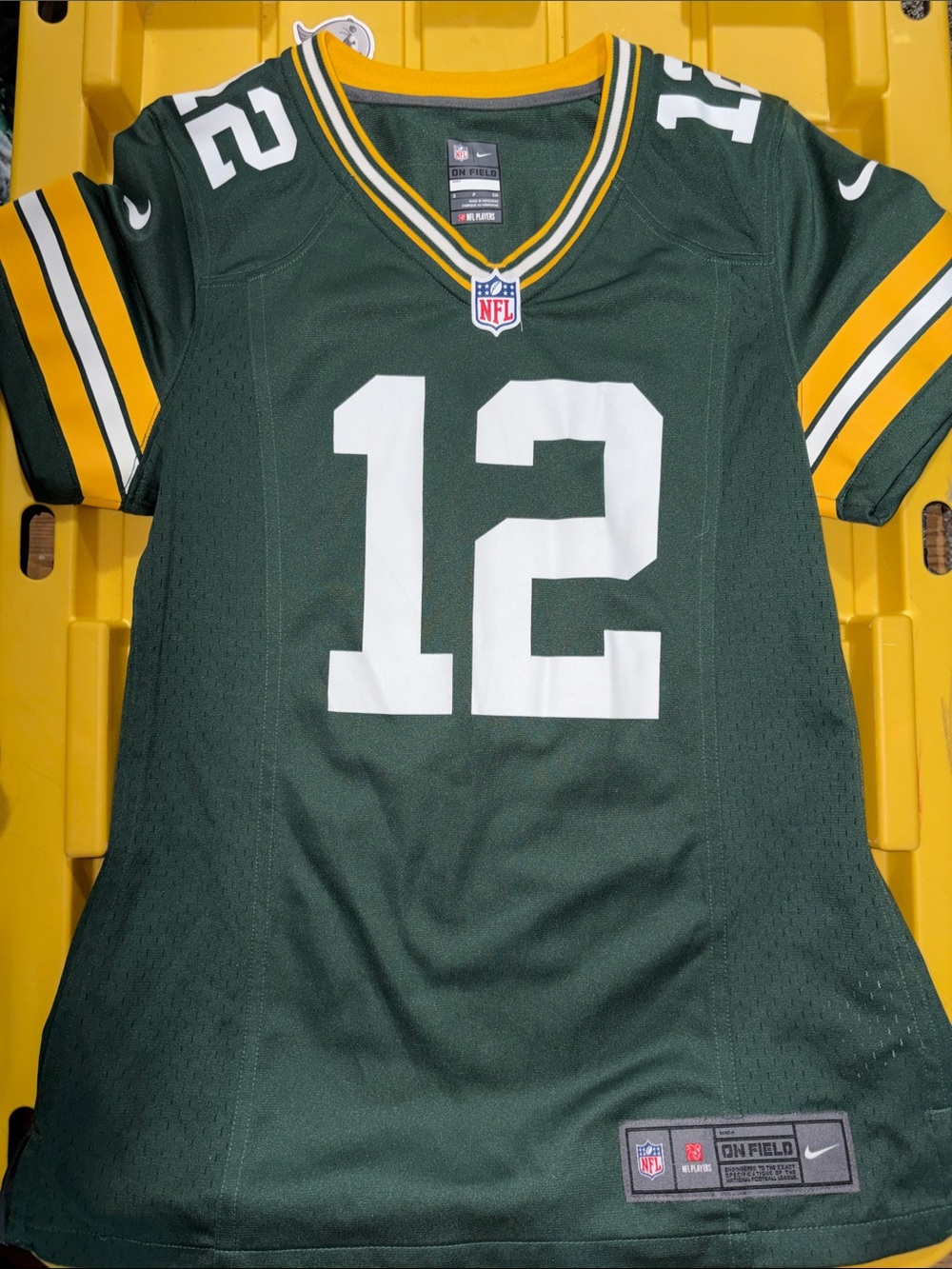 Nike Greenbay Packers #12 Football Jersey ON FIELD